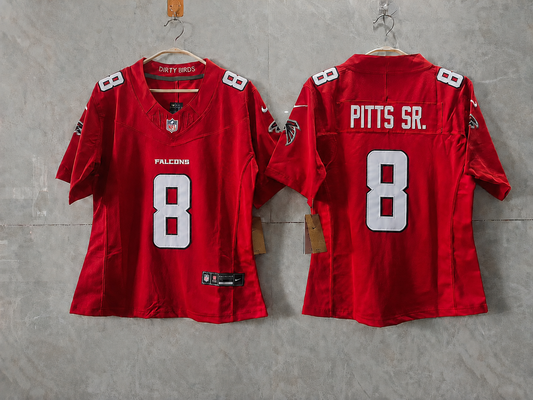 ATLANTA FALCONS KYLE PITTS RED JERSEY