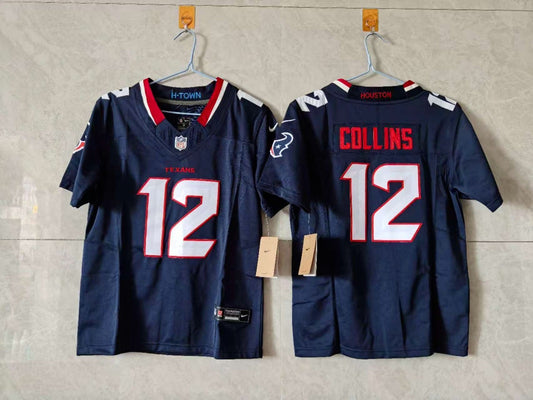 Houston Texans Nico Collins Blue Jersey