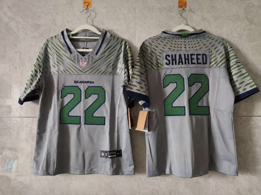 SEATTLE SEAHAWKS RASHEED SHAHEED RIVAL JERSEY