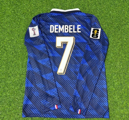 2026 WORLD CUP OUSMANE DEMBELE TEAM FRANCE BLUE JERSEY