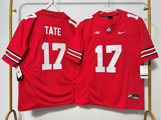 OHIO STATE BUCKEYES CARNELL TATE RED JERSEY