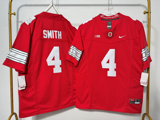 OHIO STATE BUCKEYES JEREMIAH SMITH RED JERSEY