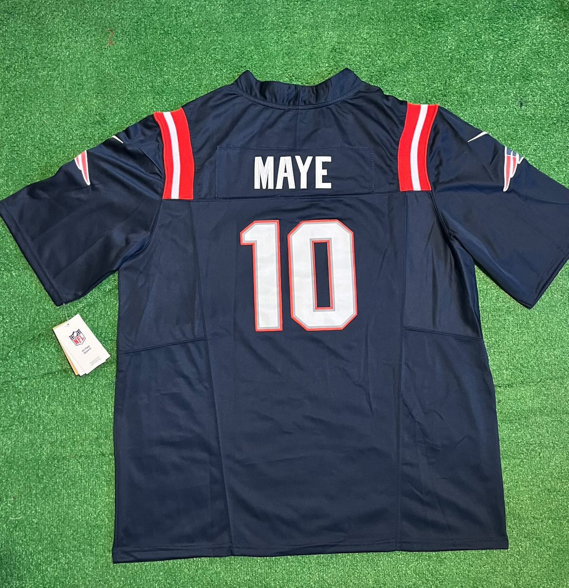 New England Patriots Drake Maye blue Jersey ￼