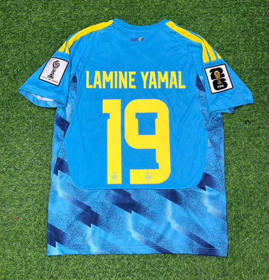 2026 WORLD CUP LAMINE YAMAL TEAM SPAIN BLUE JERSEY