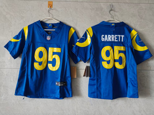 LOS ANGELES RAMS MYLES GARRETT BLUE JERSEY