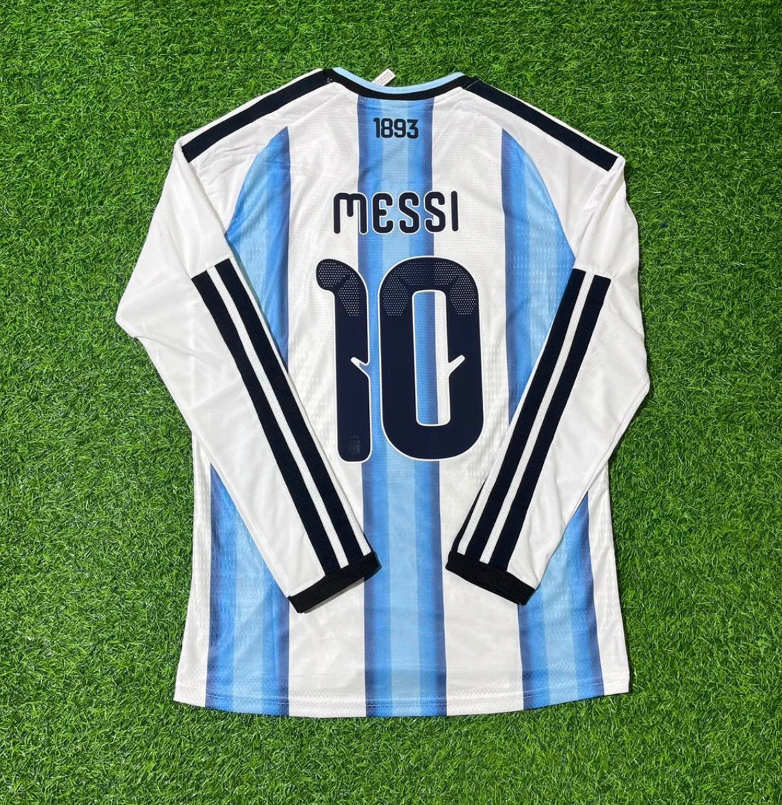 2026 World Cup Lionel Messi Team Argentina White And Blue Jersey