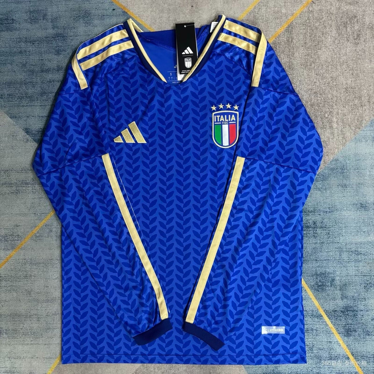2026 World Cup Team Italy Blue Long-sleeved Jersey