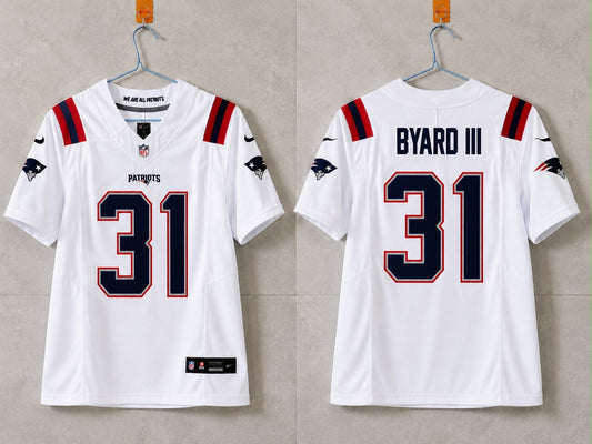 NEW ENGLAND PATRIOTS KEVIN KYARD III WHITE JERSEY