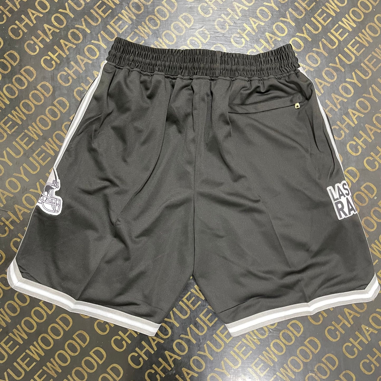 LAS VEGAS RAIDERS BLACK SHORTS