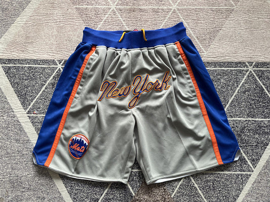 NEW YORK METS GREY SHORTS