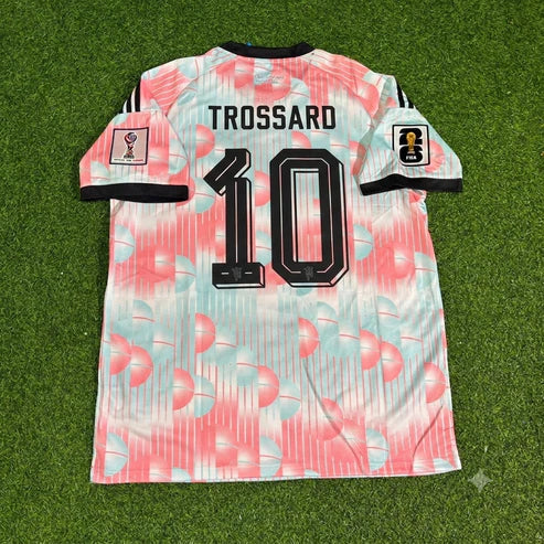 2026 WORLD CUP LEANDRO TROSSARD TEAM BELGIUM RED AND BLUE JERSEY