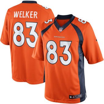 DENVER BRONCOS WES WELKER ORANGE JERSEY