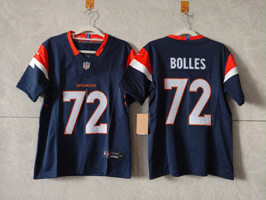 DENVER BRONCOS GARETT BOLLES BLUE JERSEY