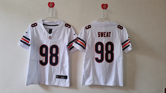 CHICAGO BEARS MONTEZ SWEAT WHITE JERSEY