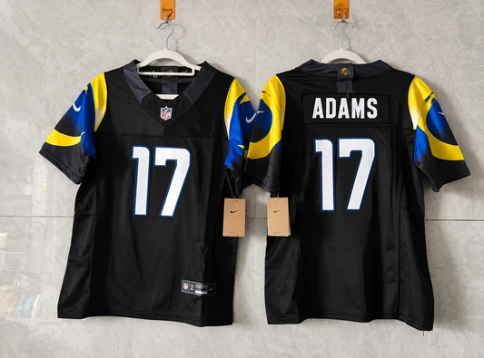 LOS ANGELES RAMS DEVANTE ADAMS BLACK JERSEY