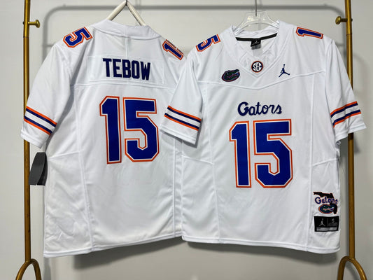 FLORDIA GATORS TIM TEBOW WHITE JERSEY