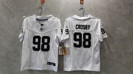 LAS VEGAS MAXX CROSBY WHITE JERSEY
