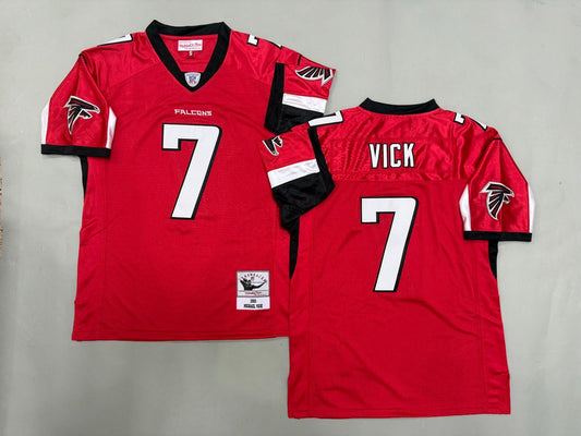 ATLANTA FALCONS MICHAEL VICK RED VINTAGE JERSEY