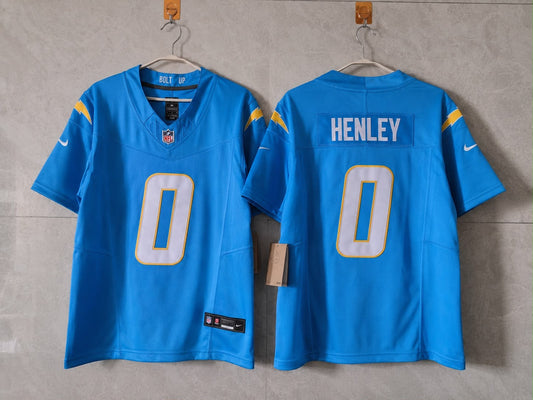 LOS ANGELES CHARGERS DAIYAN HENLEY BABY BLUE JERSEY