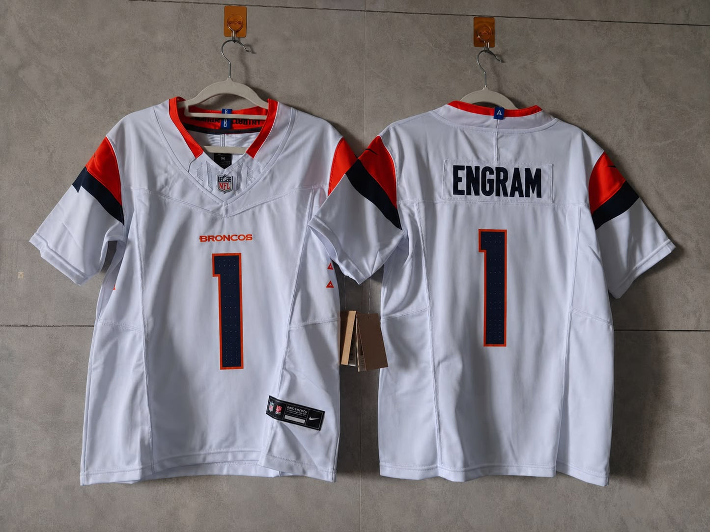 DENVER BRONCOS EVAN ENGRAM WHITE JERSEY