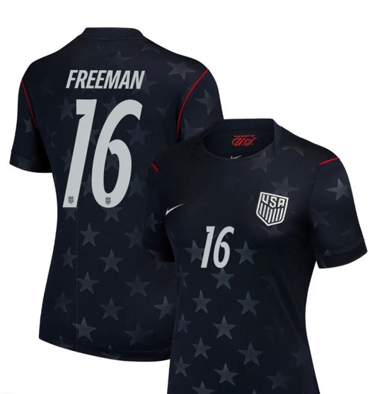2026 WORLD CUP ALEX FREEMAN TEAM USA BLACK JERSEY