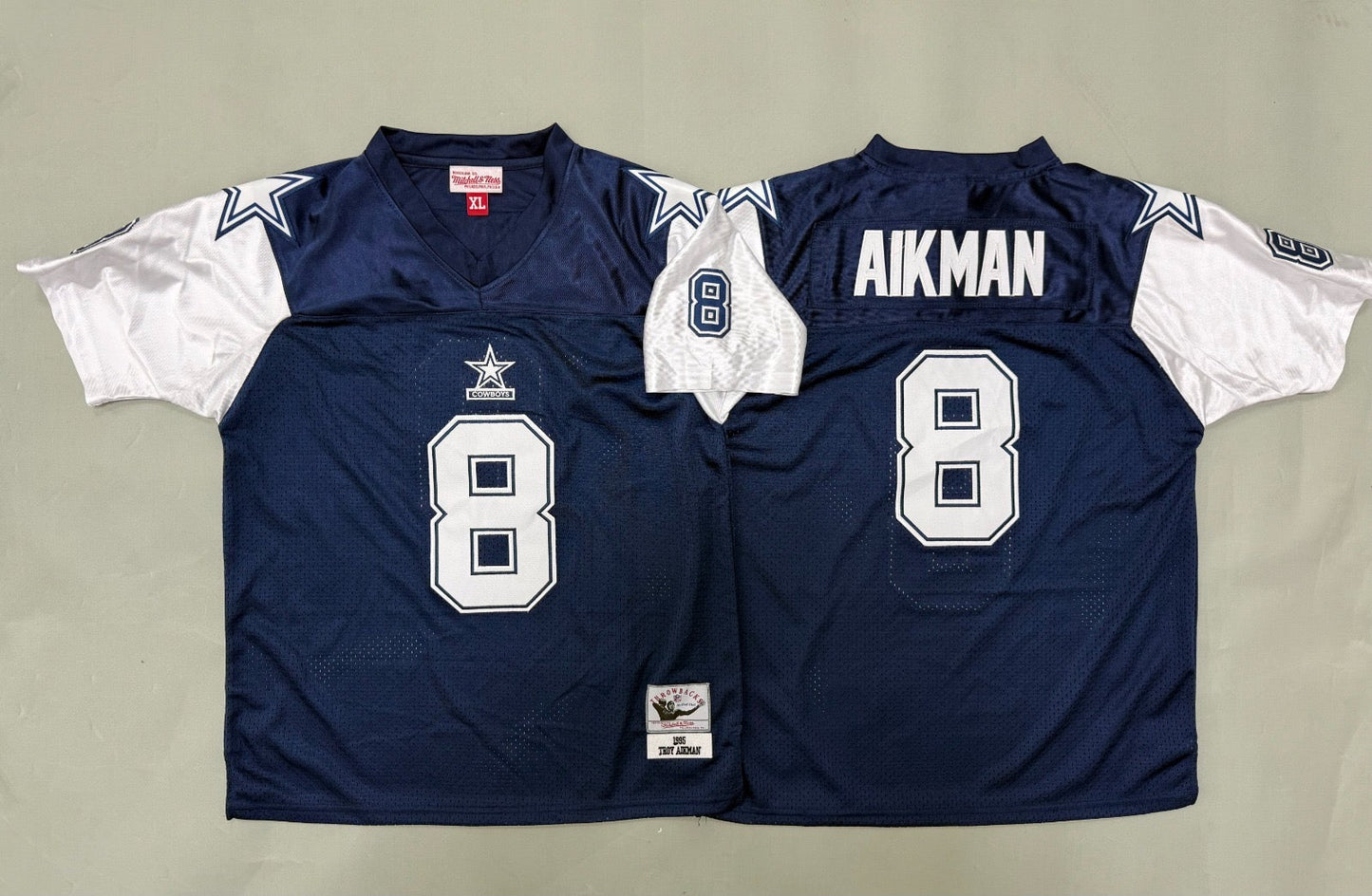 DALLAS COWBOYS TROY AIKMAN BLUE VINTAGE JERSEY