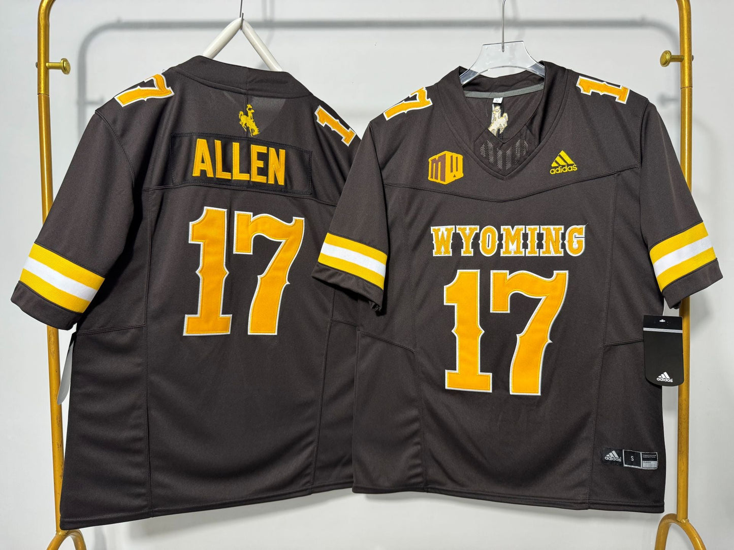 WYOMING COWBOYS JOSH ALLEN BROWN JERSEY