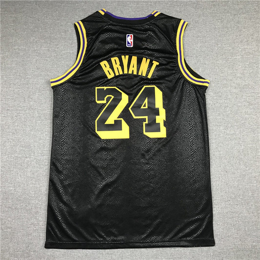 LOS ANGELES LAKERS KOBE BRYANT BLACK JERSEY