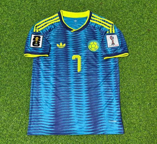2026 World Cup Luis Diaz Team Colombia Blue Jersey