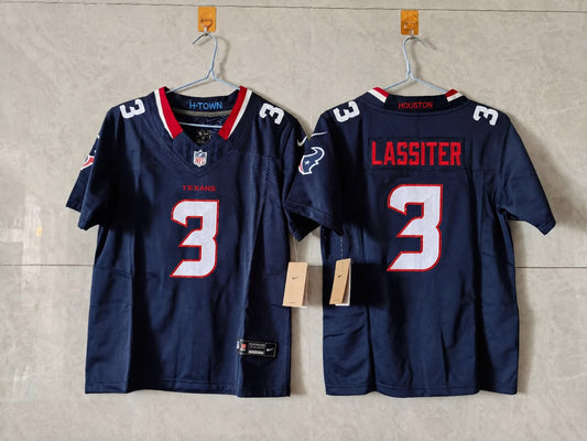 HOUSTON TEXANS KAMARI LASSITER BLUE JERSEY
