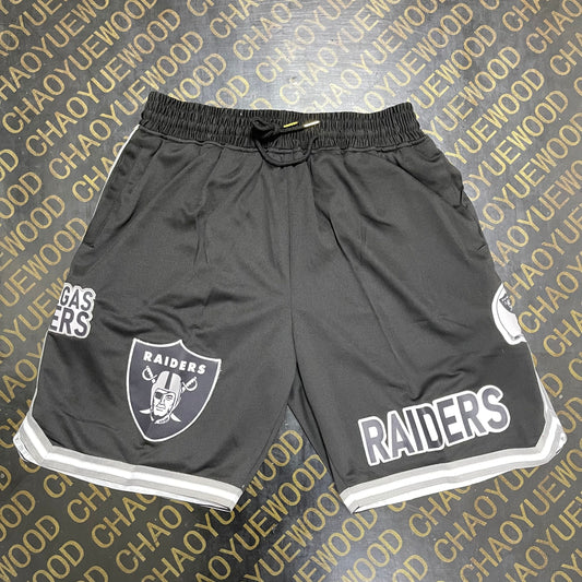 LAS VEGAS RAIDERS BLACK SHORTS