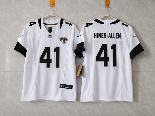 JACKSONVILLE JAGUARS JOSH HINES-ALLEN WHITE JERSEY