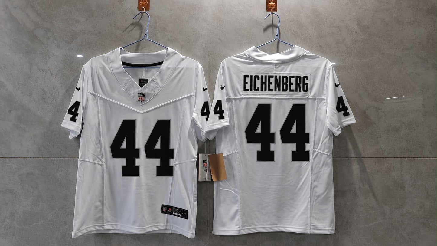 LAS VEGAS RAIDERS TOMMY EICHENBERG WHITE JERSEY