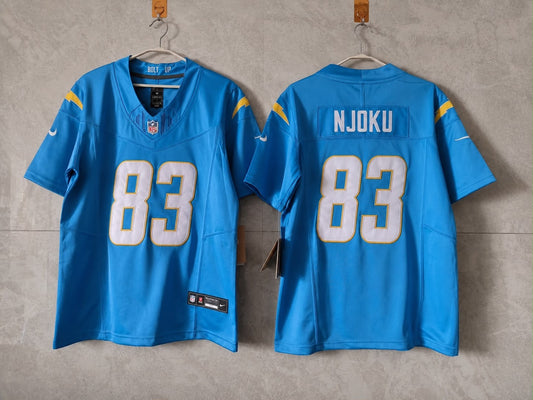 LOS ANGELES CHARGERS DAVID NJOKU BABY BLUE JERSEY
