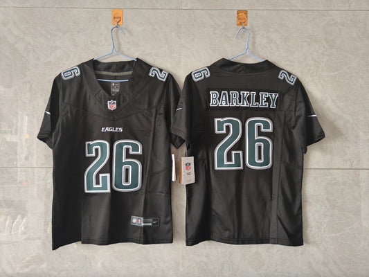 PHILADELPHIA EAGLES SAQUON BARKLEY ALTERNATE BLACK JERSEY