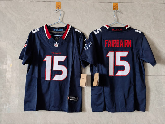 HOUSTON TEXANS KA’IMI FAIRBAIRN BLUE JERSEY