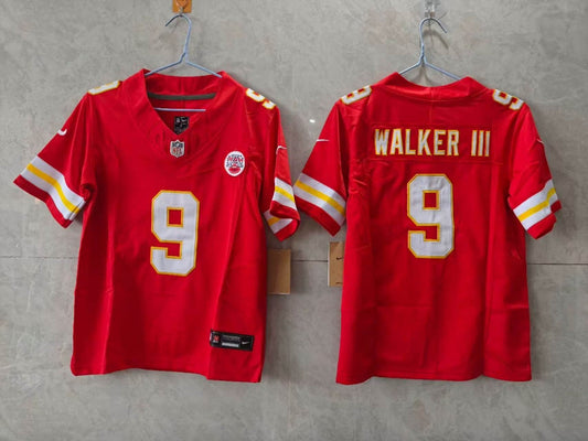 Kansas City Chiefs Kenneth Walker Jr Red Jersey ￼