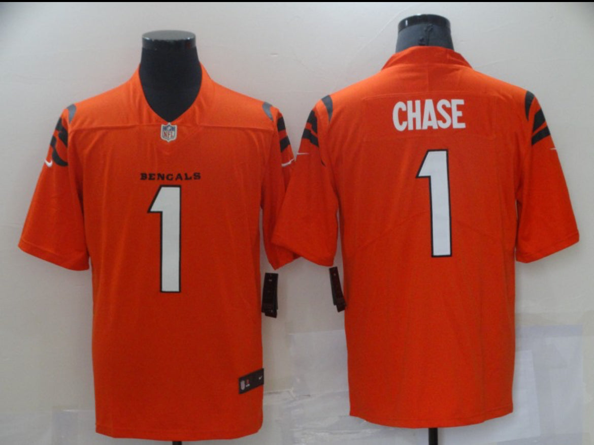 Ja'Marr Chase Cincinnati Bengals Nike Game Jersey - Orange