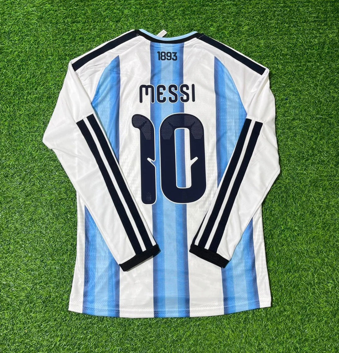 2026 World Cup Lionel Messi Team Argentina White And Blue Jersey
