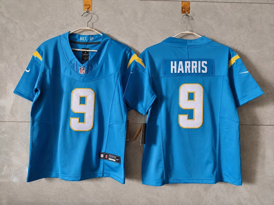 LOS ANGELES CHARGERS TRE HARRIS BABY BLUE JERSEY