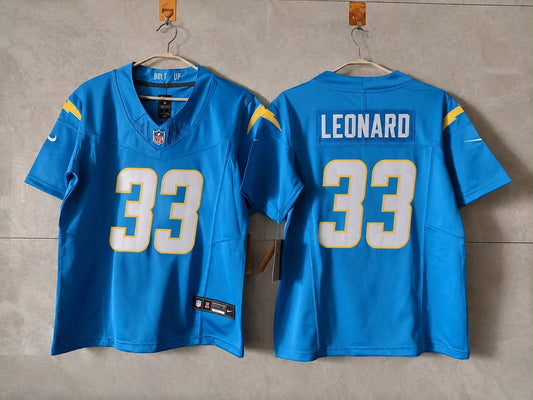 LOS ANGELES CHARGERS DEANE LEONARD BABY BLUE JERSEY