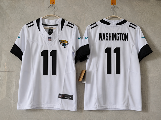JACKSONVILLE JAGUARS PARKER WASHINGTON WHITE JERSEY