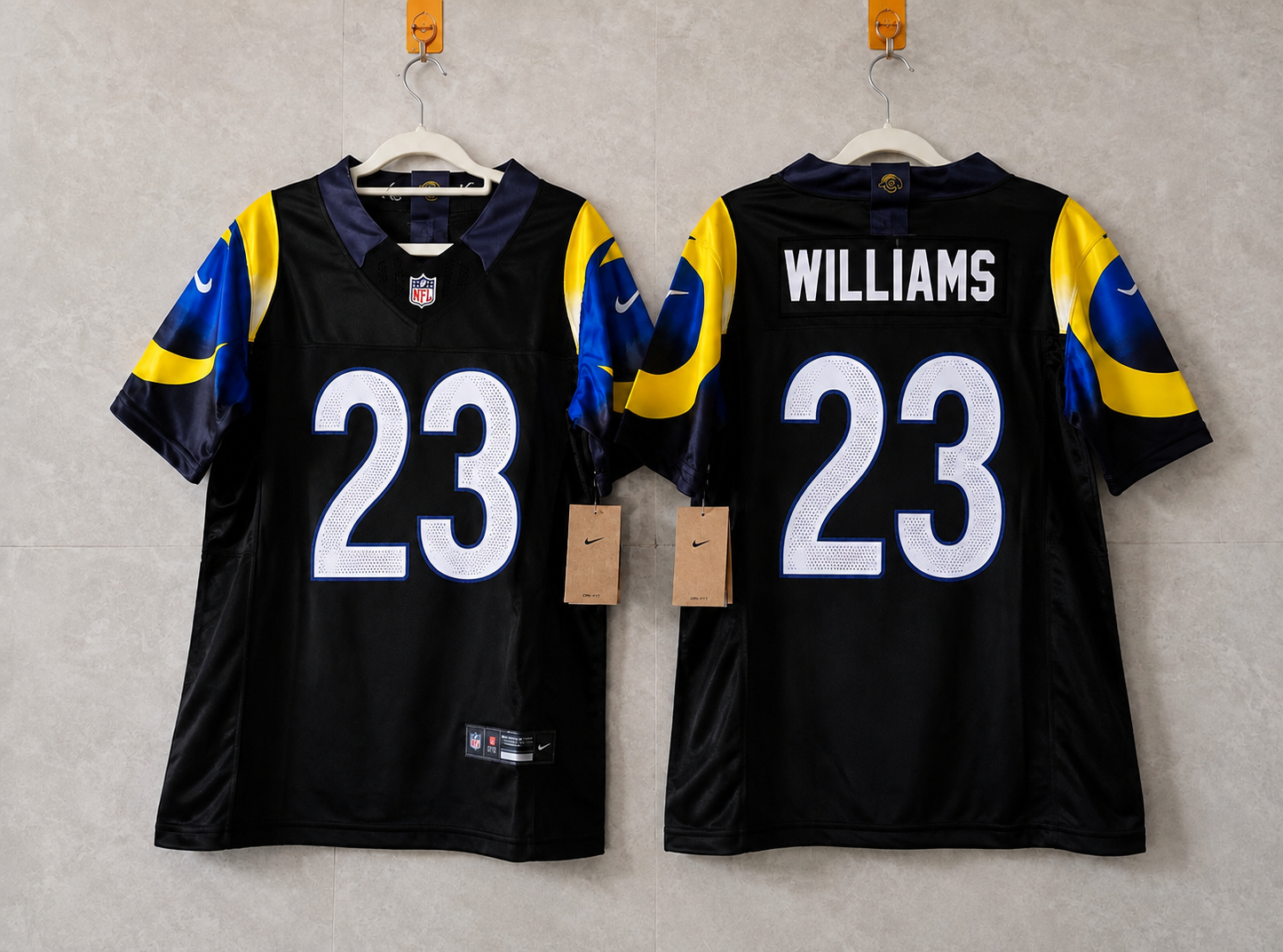 LOS ANGELES RAMS KYREN WILLIAMS BLACK JERSEY