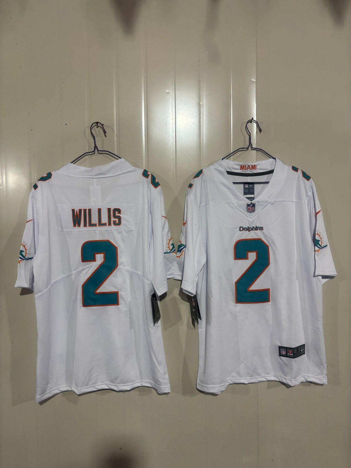 Miami Dolphins Malik Willis White Jersey
