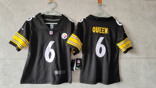 PITTSBURGH STEELERS PATRICK QUEEN BLACK JERSEY