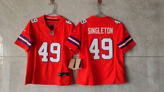 DENVER BRONCOS ALEX SINGLETON RETRO JERSEY