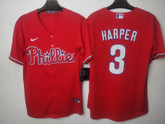 Philadelphia Phillies Bryce Harper Red Jersey