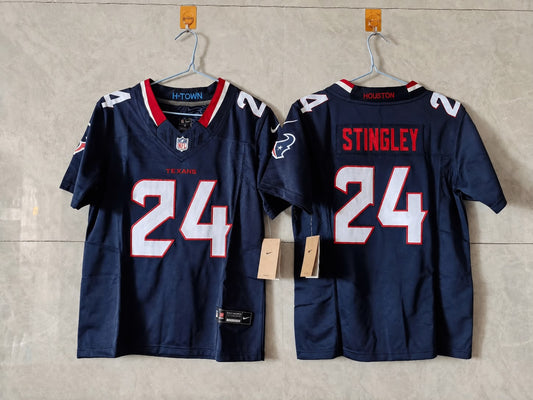 HOUSTON TEXANS DEREK STINGLEY BLUE JERSEY
