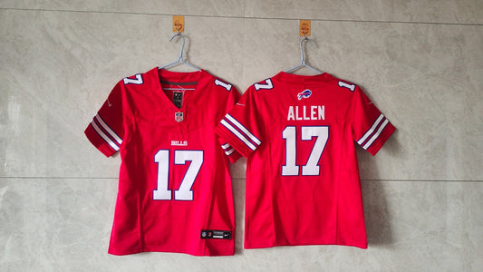 BUFFALO BILLS JOSH ALLEN RED JERSEY