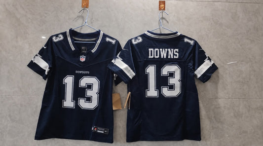 DALLAS COWBOYS CALEB DOWNS BLUE JERSEY